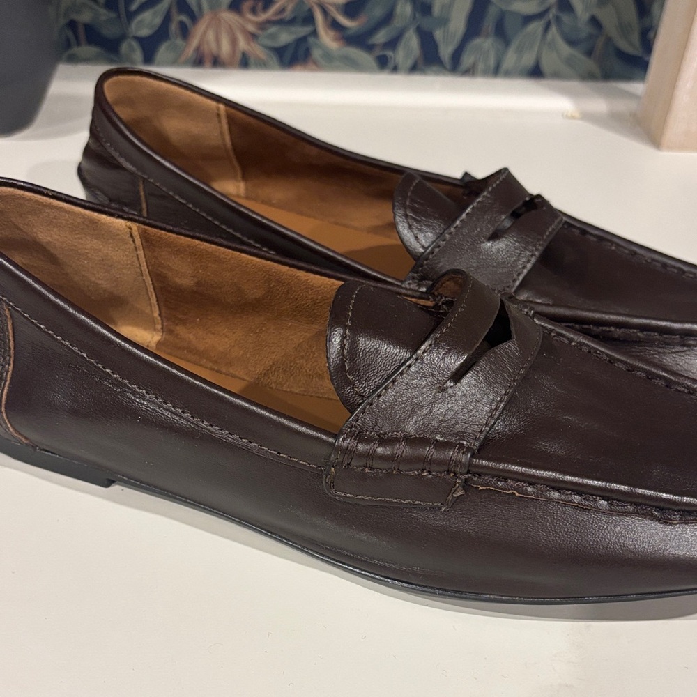 Zara Dark Brown Loafers